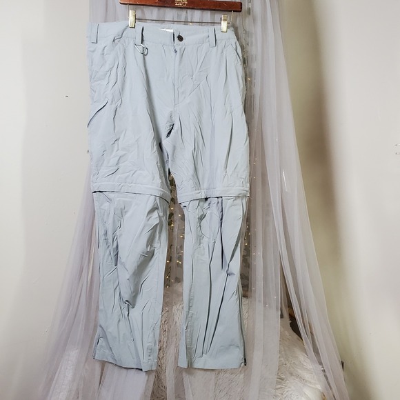 Ascend Outdoor Nylon Convertible Pants/Shorts Men's 40x30 Gray Hiking Activewear - Picture 2 of 7